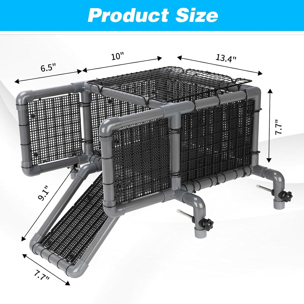 SKARUS Extra Large Turtle Basking Platform for 40-90 Gallon Aquarium Tanks
