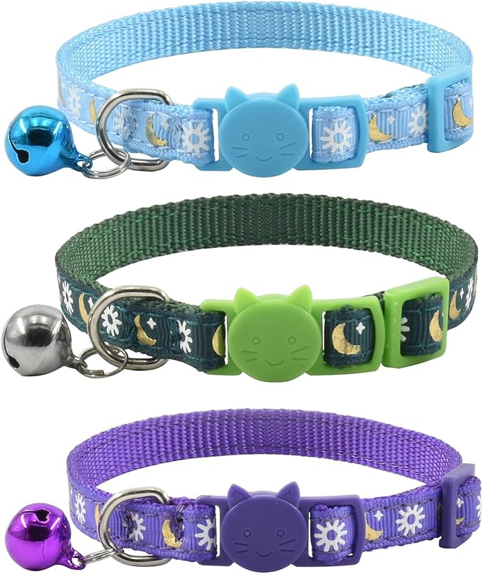 3 PCS Breakaway Cat Collar by XPangle