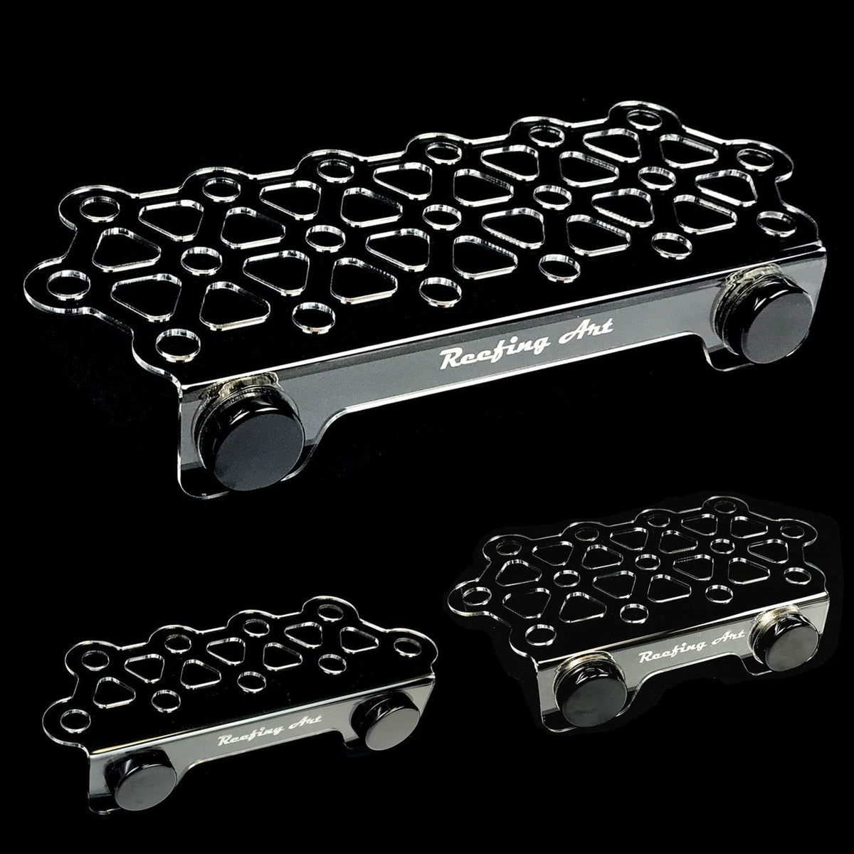 Magnetic Coral Frag Rack Strongest N52 Magnets Holds up to 41 Plugs (Medium Slim)