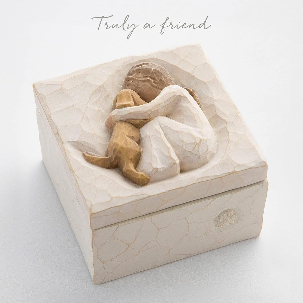 Willow Tree True Keepsake Box, Sculpted Hand-Painted Bas-Relief Box