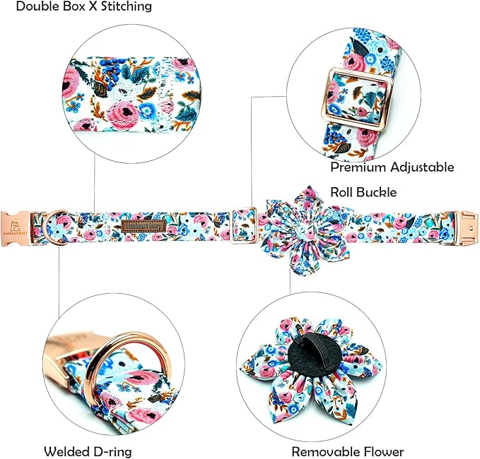 Lionheart Glory Floral Dog Collar - Image 2