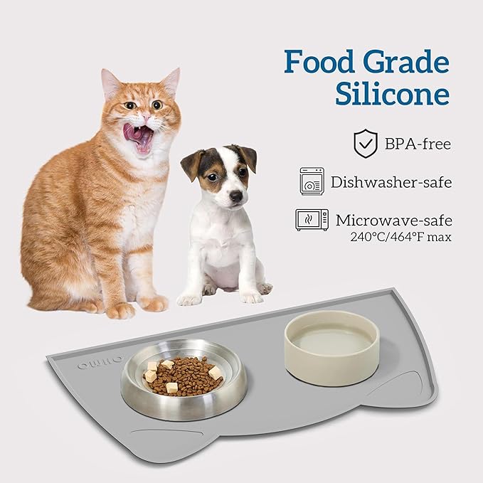 OHMO - Cat Food Mat, Silicone Pet Feeding Mat - Image 4