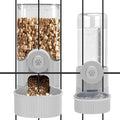 Yummy Sam Hanging Cage Automatic Small Pet Food Bowl Water Bottle Dispenser by YummySam
