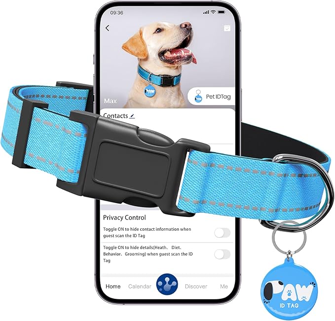 Reflective Dog Collar for Extra Small Dogs by Pawduct