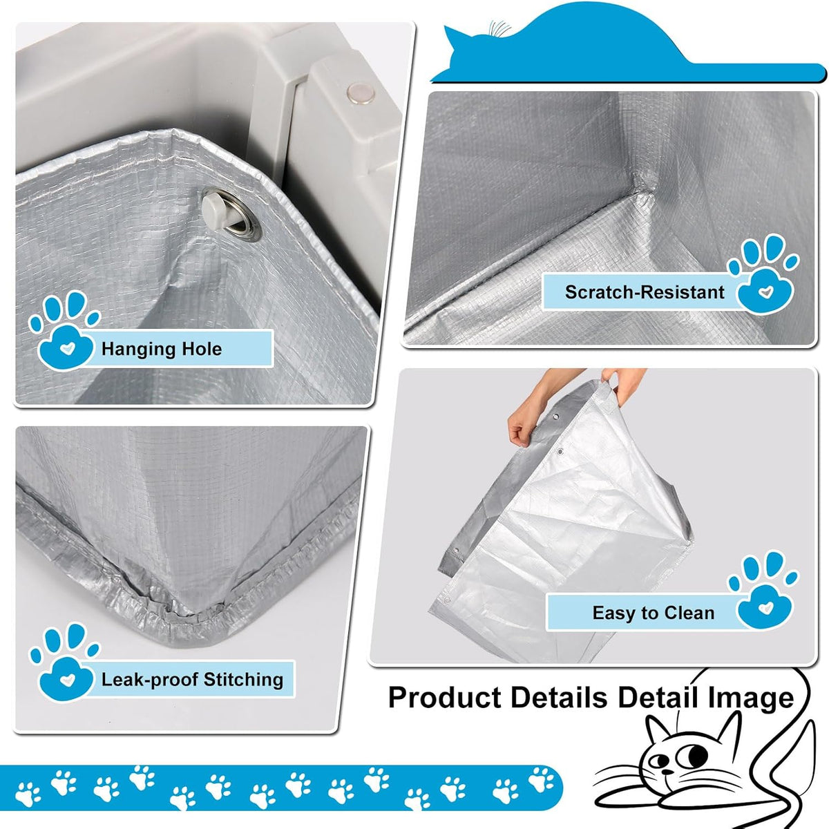 3 Pack Liner F Compatible with Modkat Flip Litter Box
