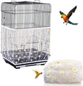 Bird Cage Seed Catcher, Seed Catcher Guard Net Cover, Parrot Nylon Mesh Net by DECKALY