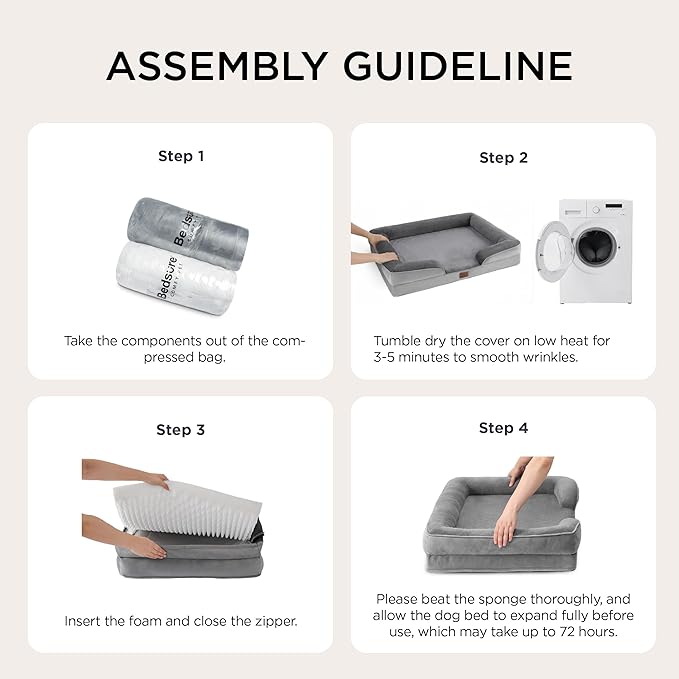 Bedsure Orthopedic Dog Bed for Medium Dogs - Image 8