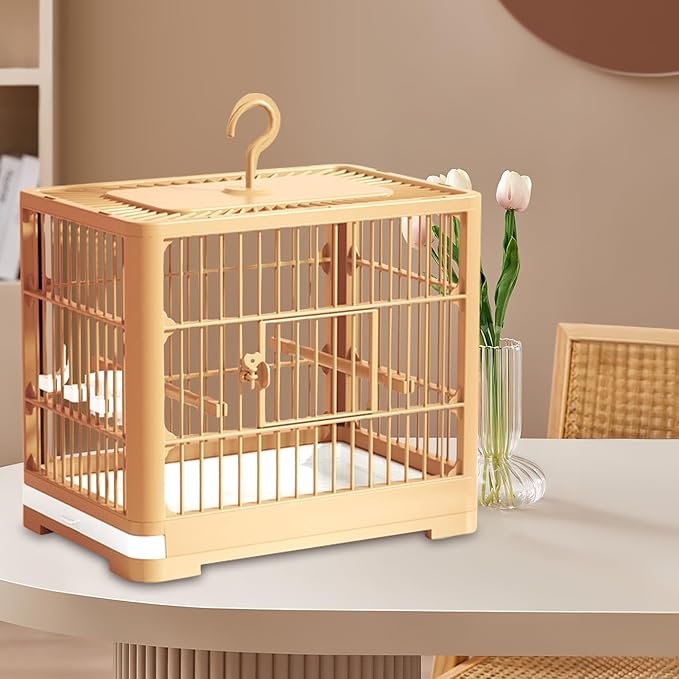 2025 New Carry Cage for Parakeet Portable 30x23x26cm Bird Travel Carrier Cage - Image 6