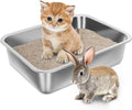 Stainless Steel Litter Box for Kitten, Small Litter Box