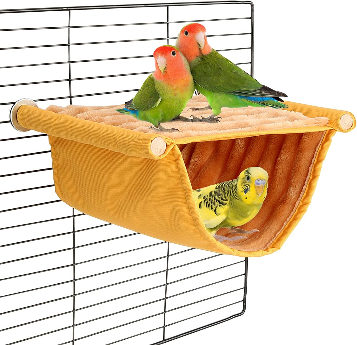 BWOGUE Bird Nest Bed Hanging Hammock, Parakeet Bed for Cage, Cockatiel Bed