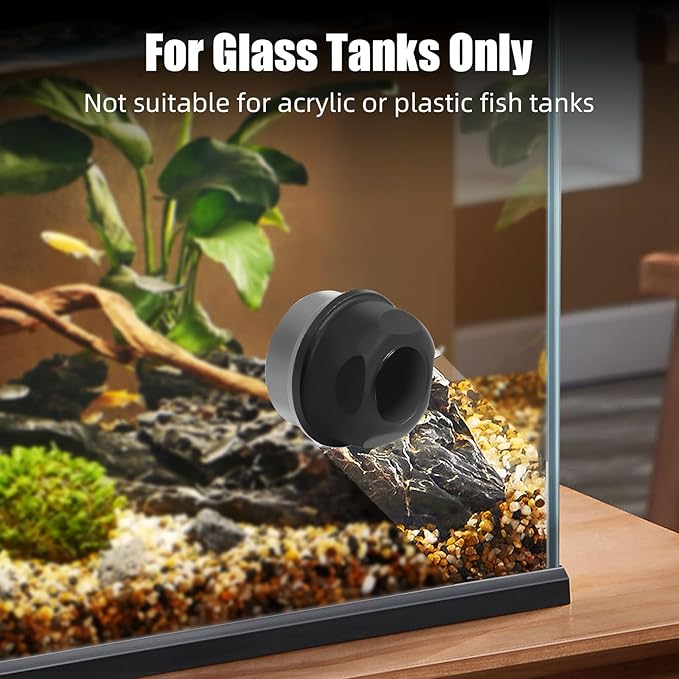 AQUANEAT Aquarium Magnetic Brush, Glass Fish Tank Cleaner, Algae Scraper - Image 2