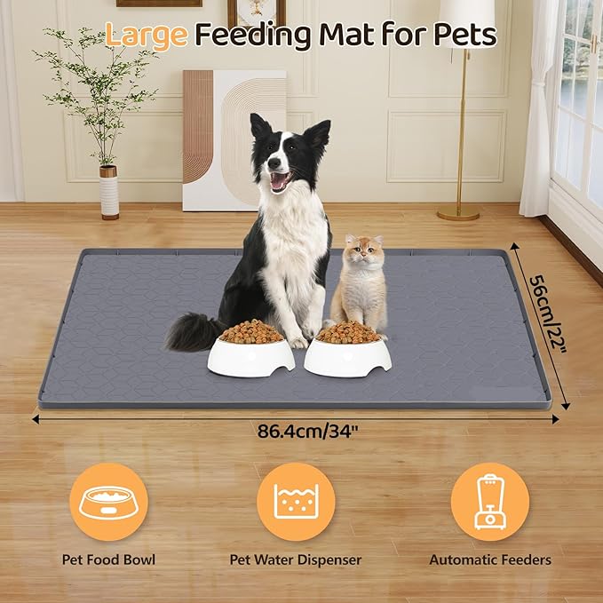 Cat Food Mat, Floor Protection - Image 2