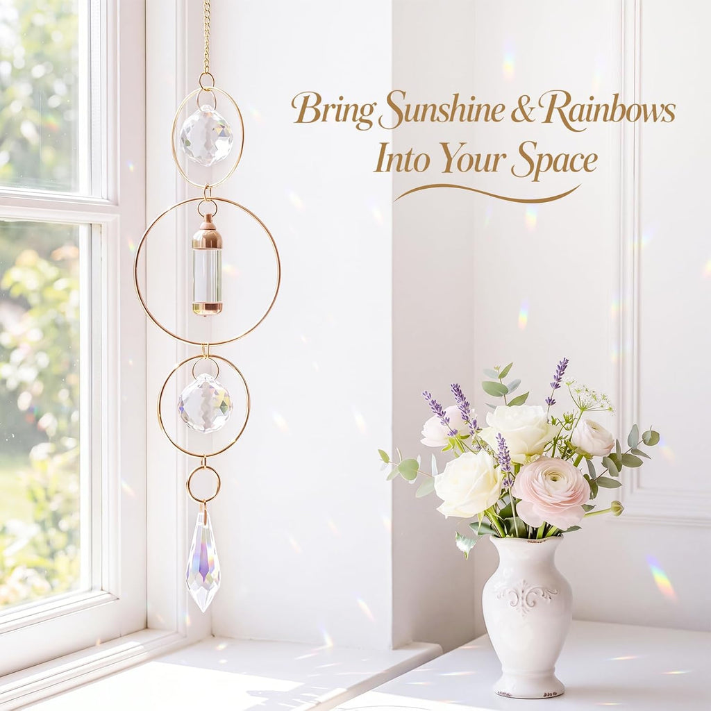 Pet Memorial Urn Suncatcher Sympathy Crystal Keepsake for Ash