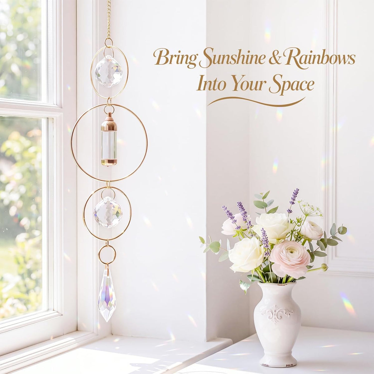 Pet Memorial Urn Suncatcher Sympathy Crystal Keepsake for Ash