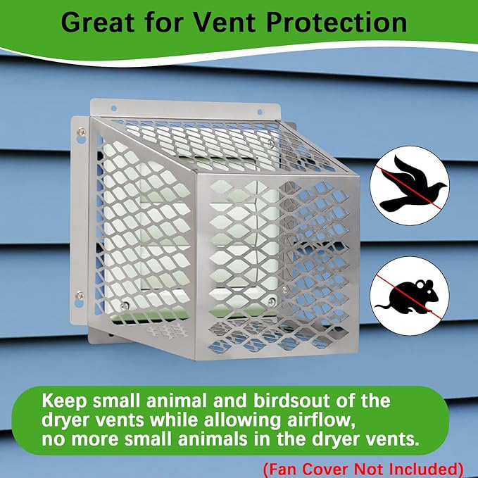 Dryer Vent Bird Guard, Dryer Vent Cover Guard - Image 3