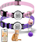 Smart QR Code Cat Collar 2-Pack: Your Cat's Digital Safety Profile, Breakaway by Taghelp