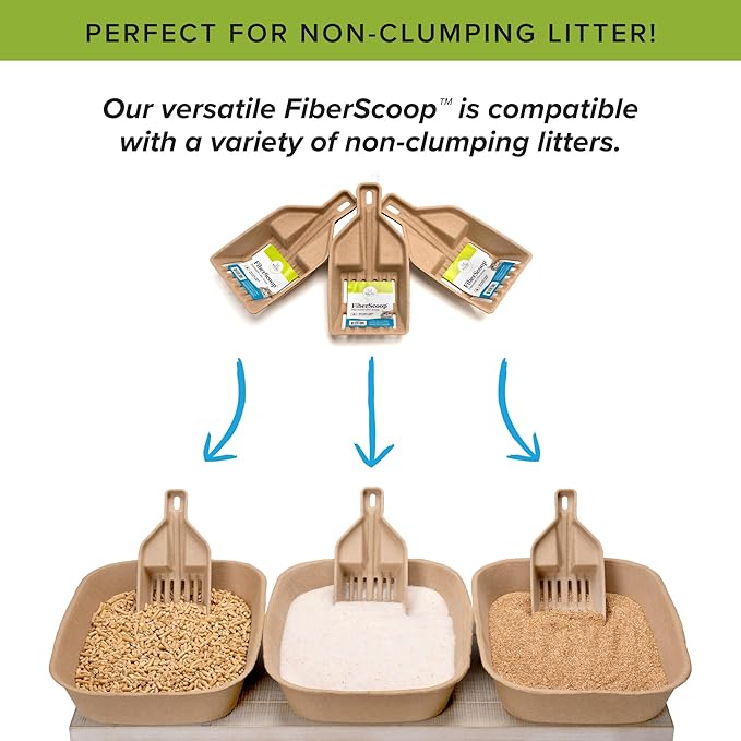 Kitty Sift FiberScoop Disposable Litter Scoop, Plastic-Free & Sustainable - Image 6