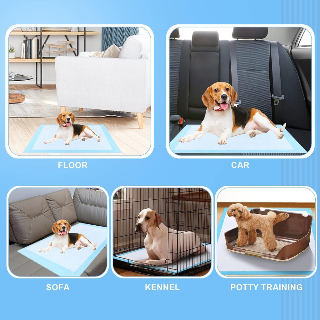 Dog Pee Pads, Super Absorbent Puppy Pads Disposable Dogs Training Pads, Quick Drying Leak-Proof Dog Potty Pads for Doggies Puppies Cats ( 40"x47" 40 Count)