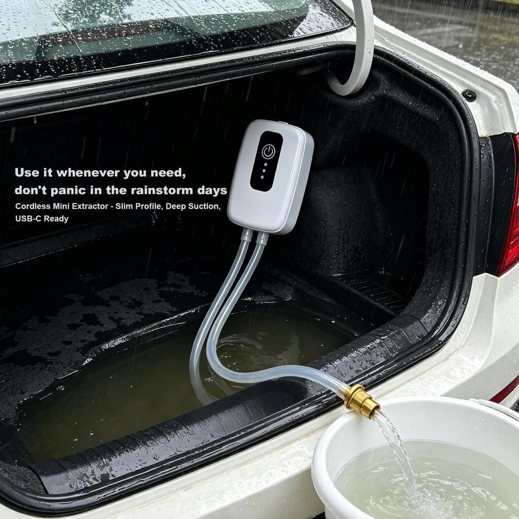 Cordless Aquarium Water Changer Pump, Rechargeable Battery Powered Fish Tank Siphon, Portable Multifunctional Liquid Transfer Pump for Water, Wine, Beer, Pool Cover, and Basement Flooding