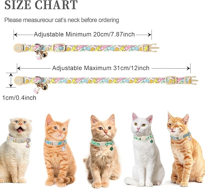 Unique style paws 2 Pack Easter Day Kitten Collar Breakaway - Image 3