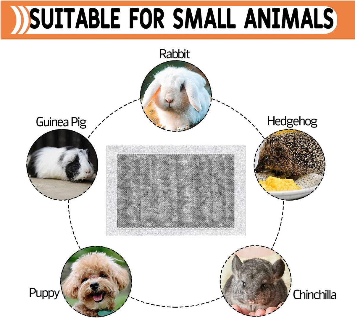 Disposable Guinea Pig Bedding, Cage Liners, Absorbent & Waterproof