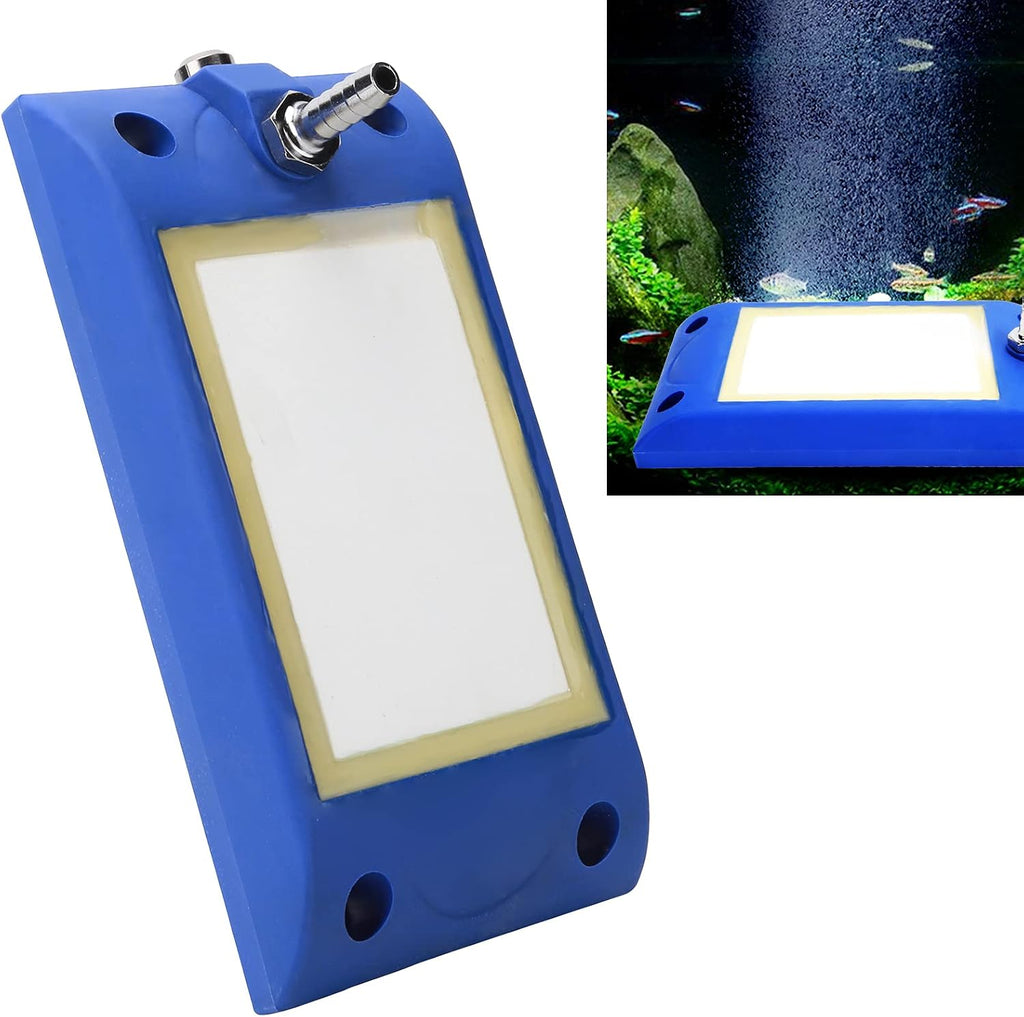 Aquarium Air Stone Bar, Fish Micro Bubble Oxygen Diffuser Aquarium Dual Interface Nano Air Stone Bar, Bubble Diffuser Release Tool for Fish (Small)