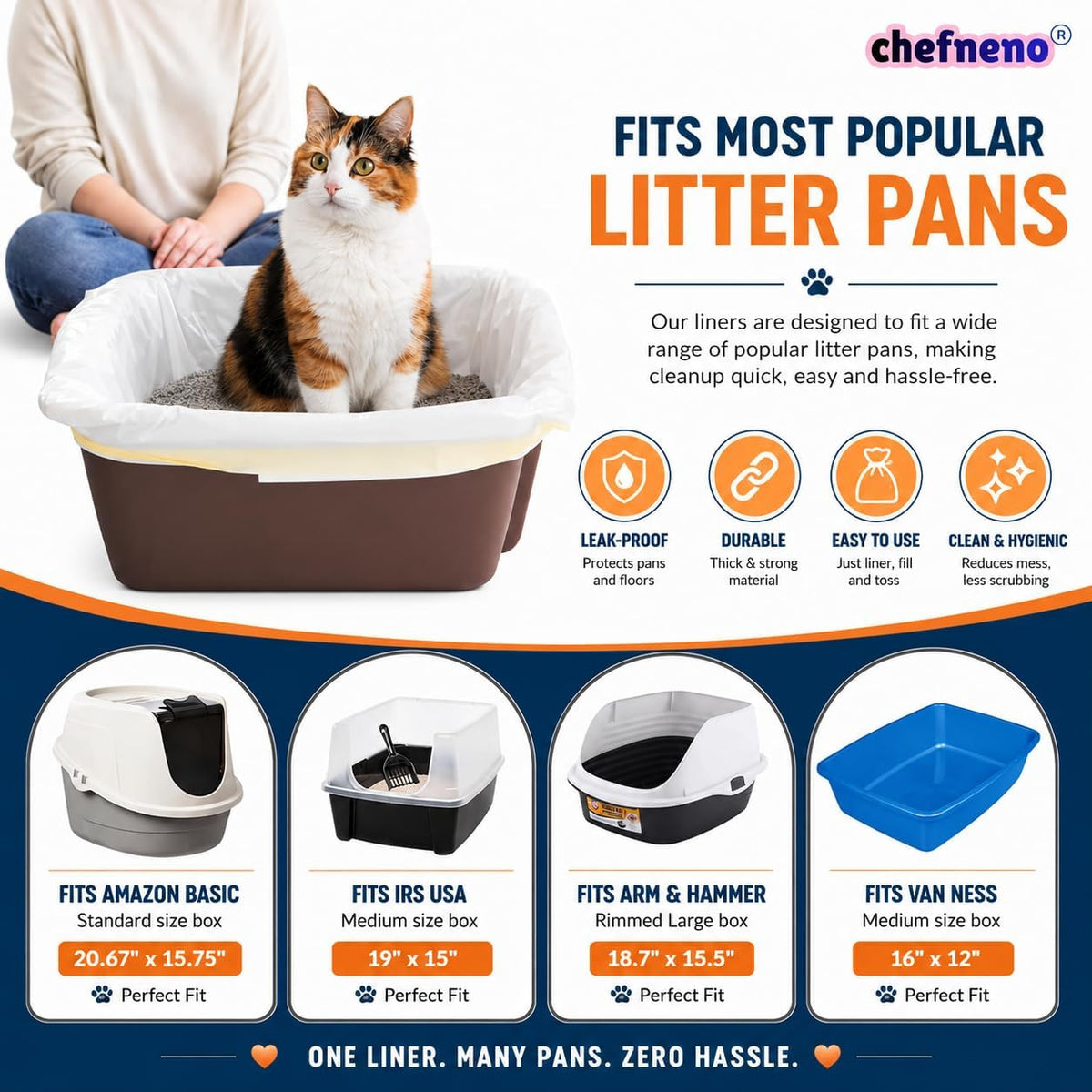 Cat Litter Box Liners Drawstring XL (30 Bags) 39" x 17" Super Jumbo Scratch Resistant Extra Heavy 2 Mil Disposable Litter Box Liner Cat Litter Tray Bags (30 Count)