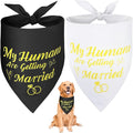 SZEE Wedding Decorations for Pets, 2 Pack My Humans are Getting Married Dog by SZEE