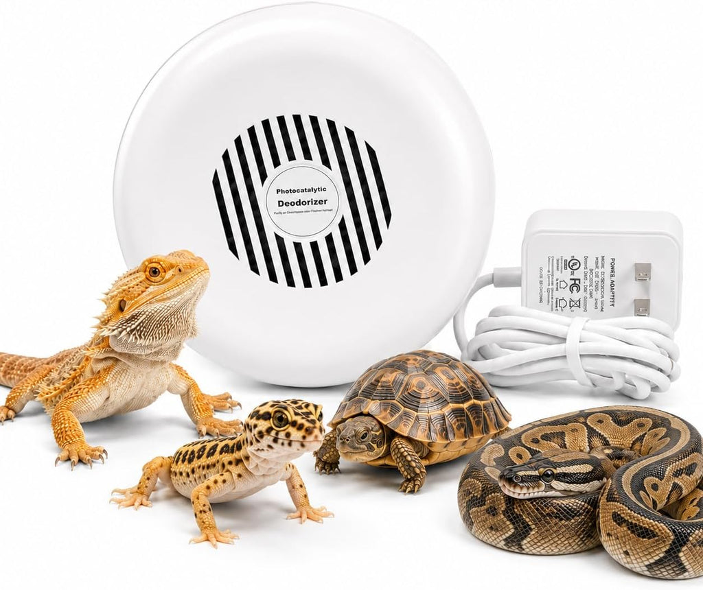 Reptile Enclosure Odor Eliminator, PCO Deodorizer for Terrariums