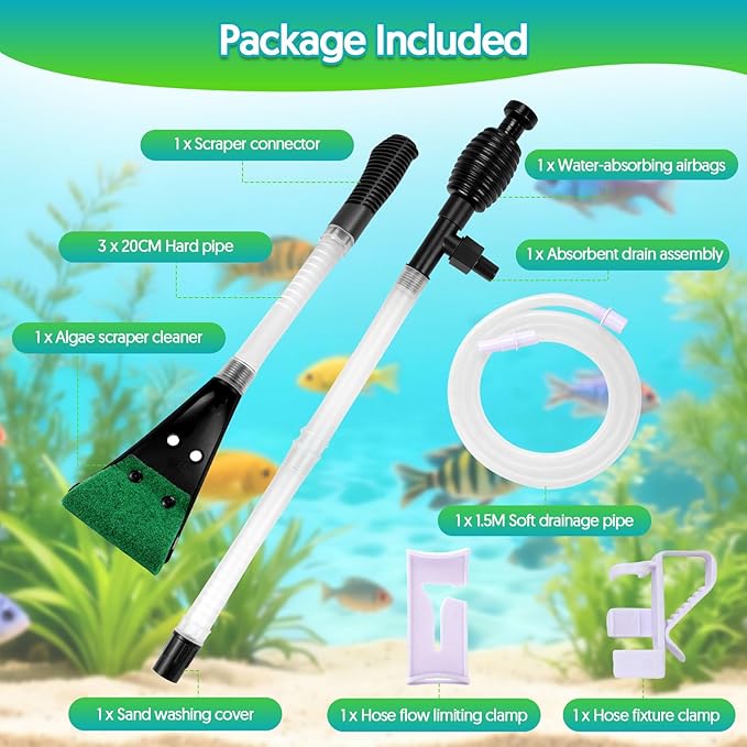 Fish Tank Cleaner Gravel Vacuum - Image 7