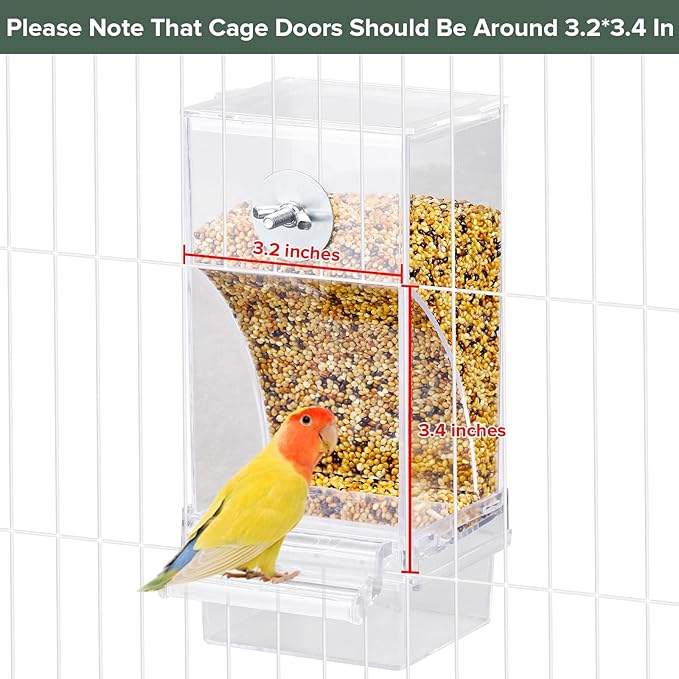 No Mess Bird Feeder & Water Dispenser Set - Image 5
