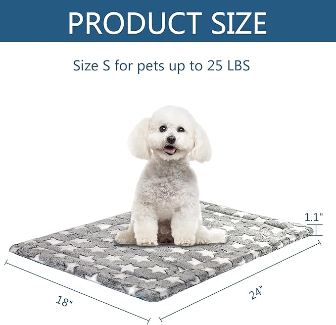 KROSER Fancy Crate Pad Bed Mat Reversible, Machine Washable, - Image 4