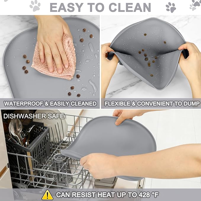 Small Silicone Pet Food Mat - Image 6