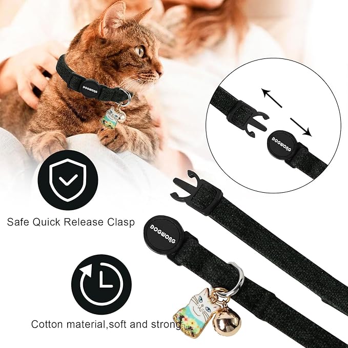 Cat Collar, 2 Pack Cat Collars Breakaway - Image 4