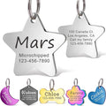 Anavia Personalized Pet ID Tags, Stainless Steel Glossy Laser Engraved Dog Cat by Anavia