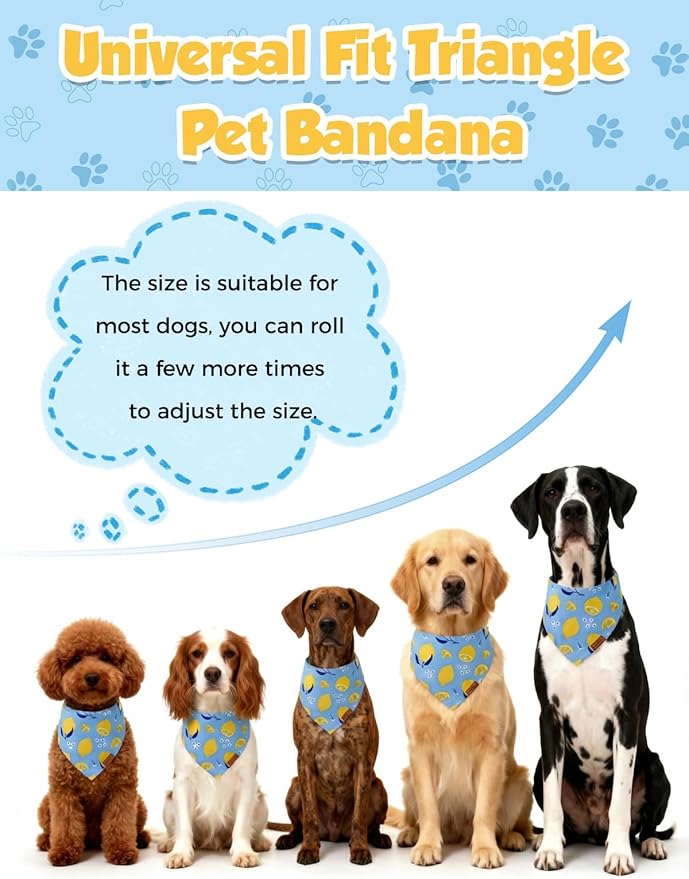 Luxury Double-Layer Dog Birthday Bandana – Handmade, Silk-Soft Polyester - Image 7