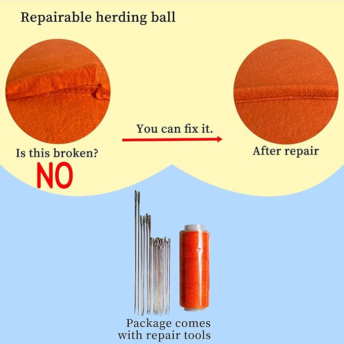 Herding Ball for Dogs, Dual Layered Herding Dog Ball Set for Australian Shepherd - Image 6