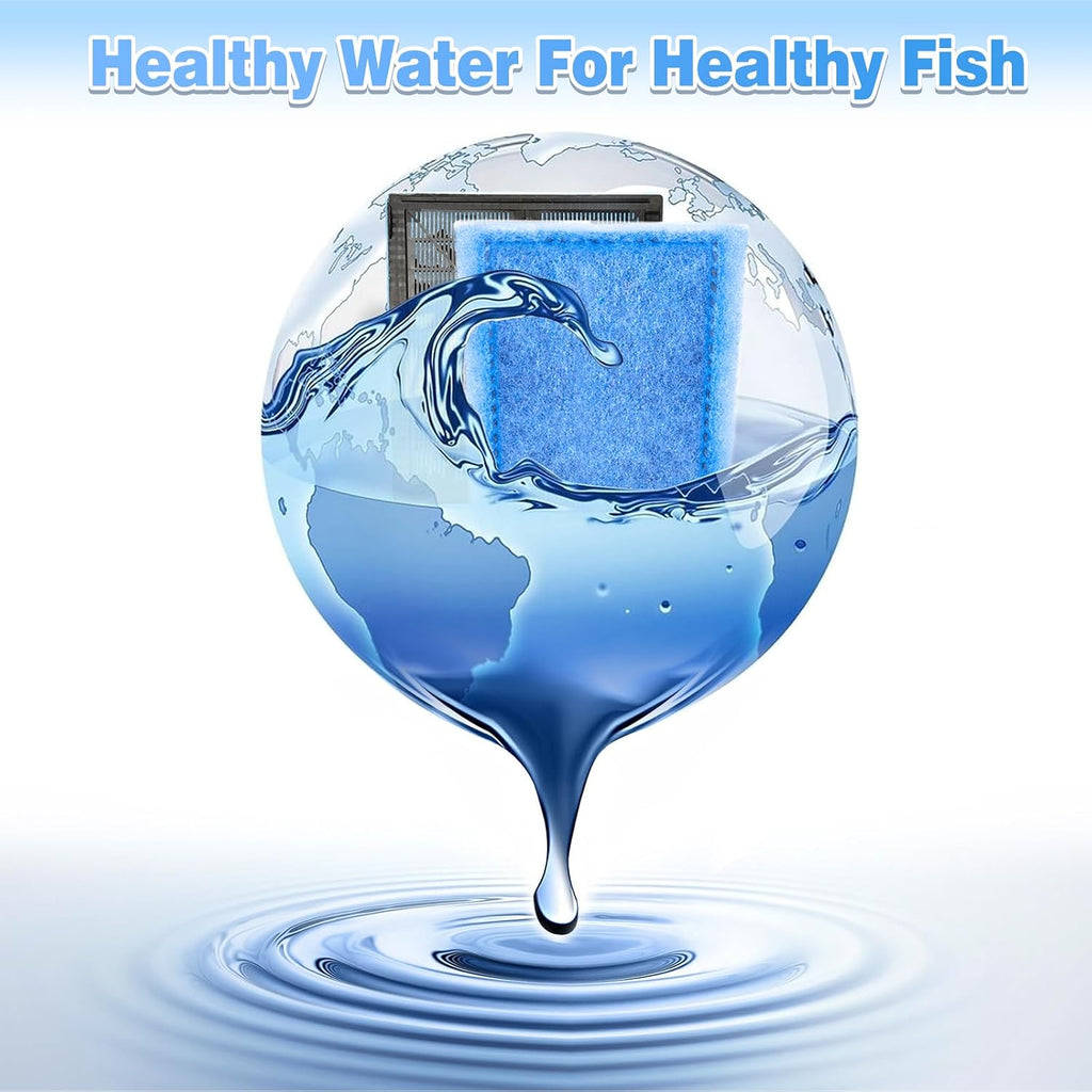 8 Pack Rite-Size C Filter Cartridges Compatible with MarineLand Filters