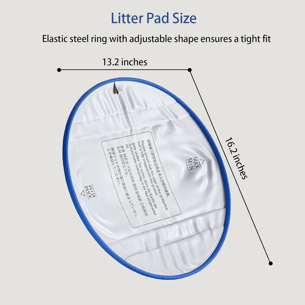 2-Pack Waterproof Pads for PARUUNTYS Self-Cleaning Cat Litter Box