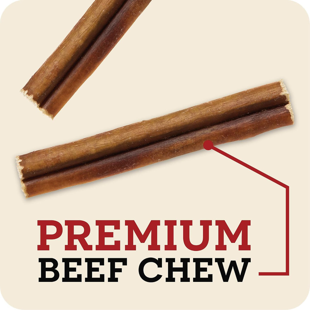 Redbarn 5"-8" Bully Sticks 100% Natural, Long Lasting, Rawhide Free, 8 oz