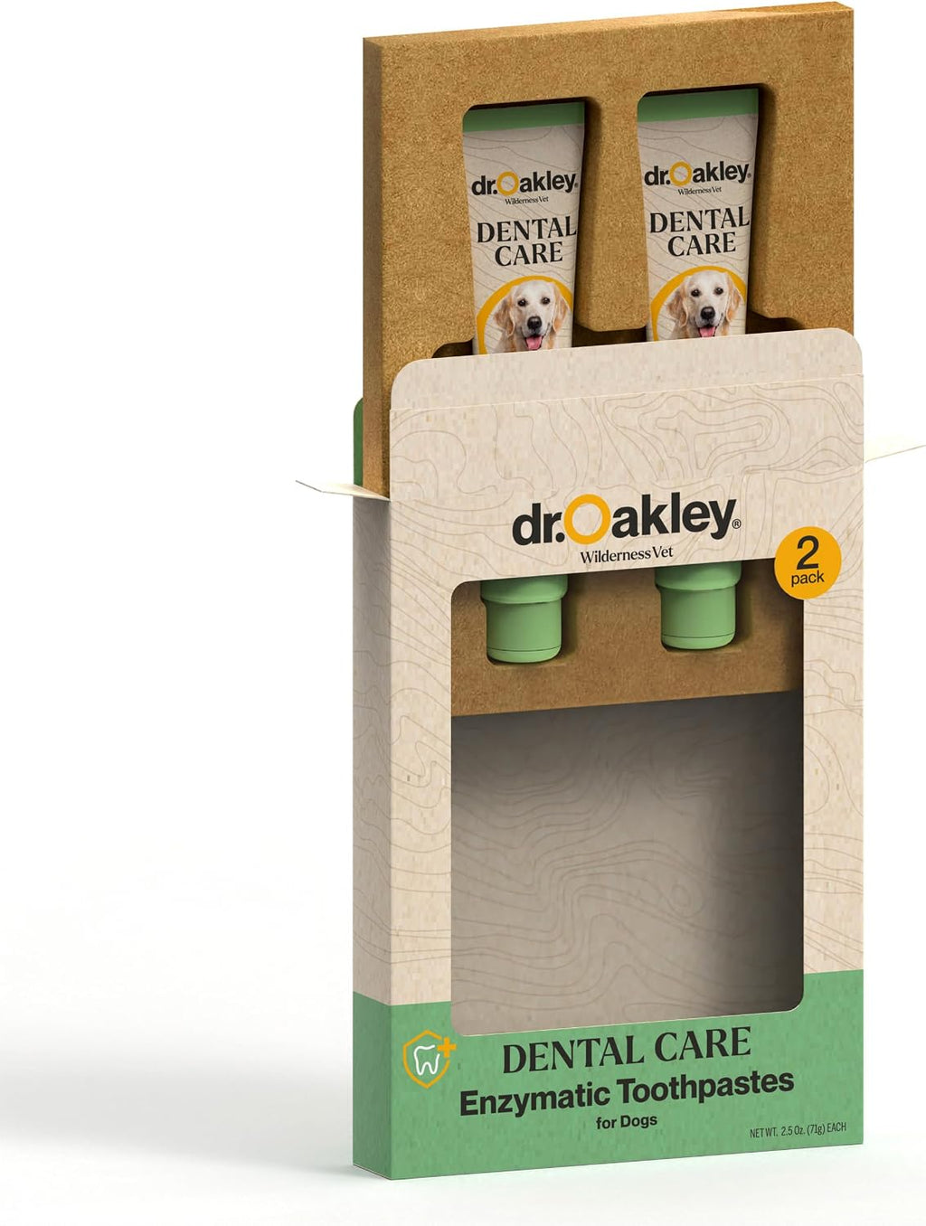 Dr. Oakley 2 Pack Cat or Dog Toothpaste Mint Flavor Enzymatic Safe Vet Formula