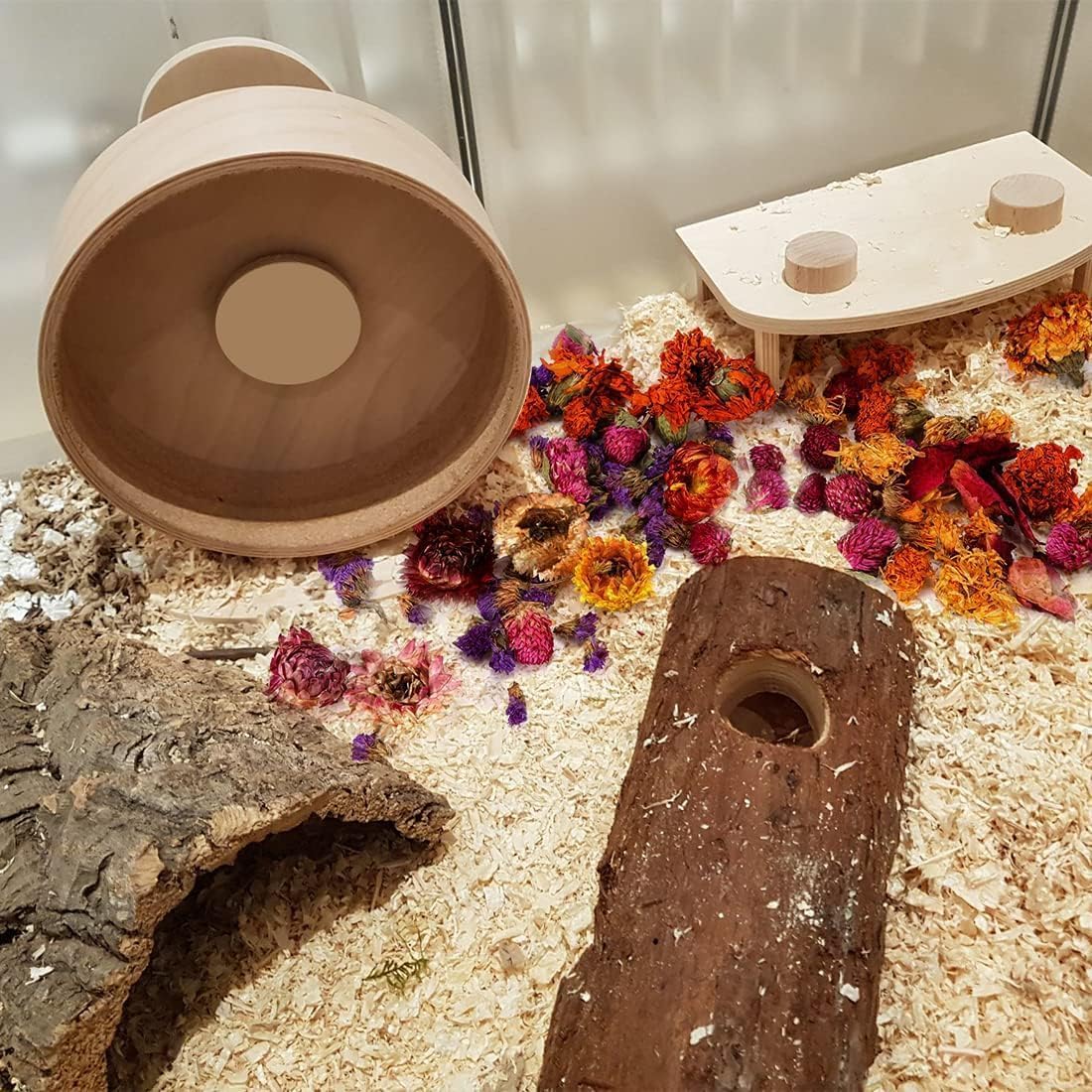 DZWLKJ Natural Flower & Herb for Hamster Bedding 7oz
