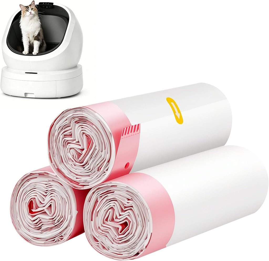 Litter Box Liner, 60 Pcs compatible with PETLIBRO Luma Automatic Cat Litter