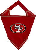 Pets First NFL SAN Francisco 49ERS TIE Bandana, Small/Medium. Dog Bandana Scarf by PETSFIRST