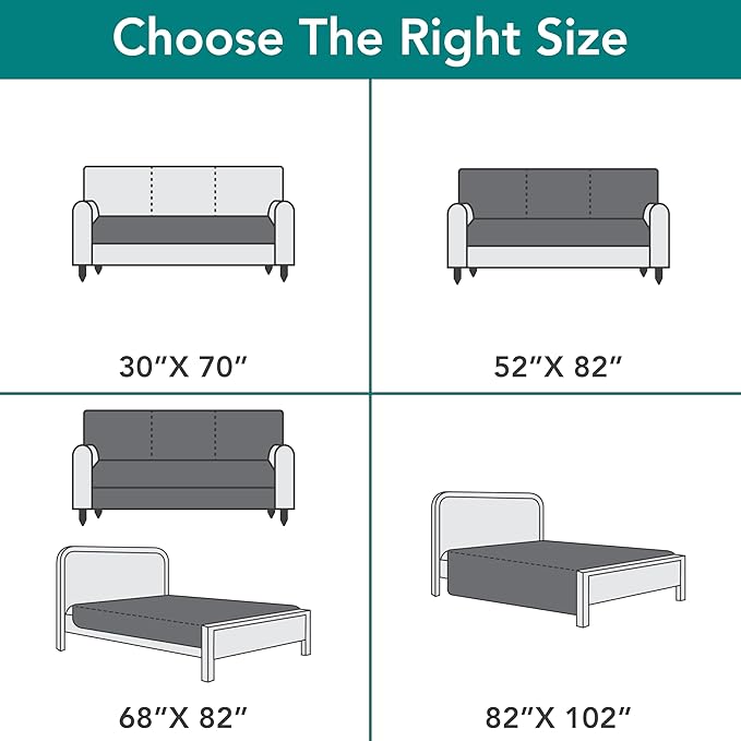 PetAmi Waterproof Couch Cover for Dogs, Waterproof Pet Blanket, Reversible - Image 5