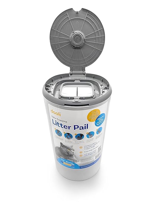 Odor Trapping Litter Pail – Odorless Cat Litter Pail - Image 8