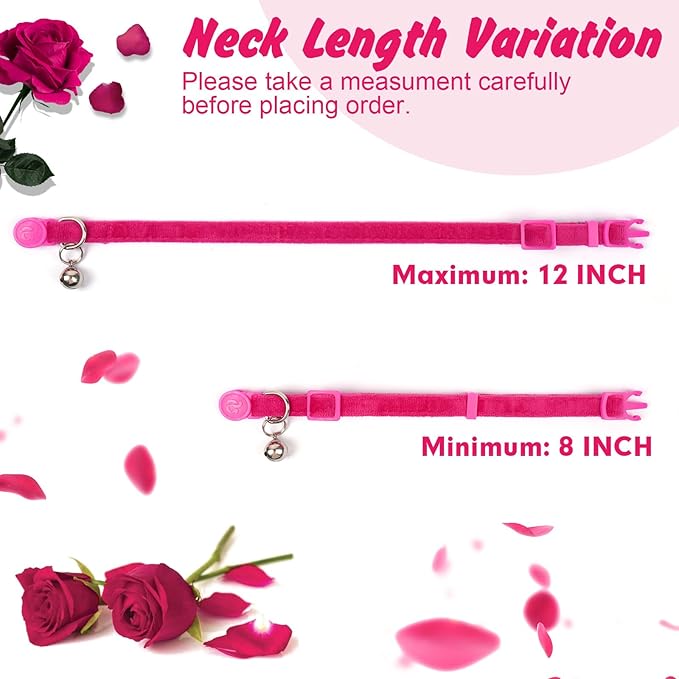 azuza 2 Pack Cat Collar Floral - Image 4