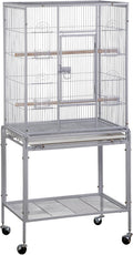 ZENY 53-Inch Bird Flight Cage, Wrought Iron Standing Large by ZENY
