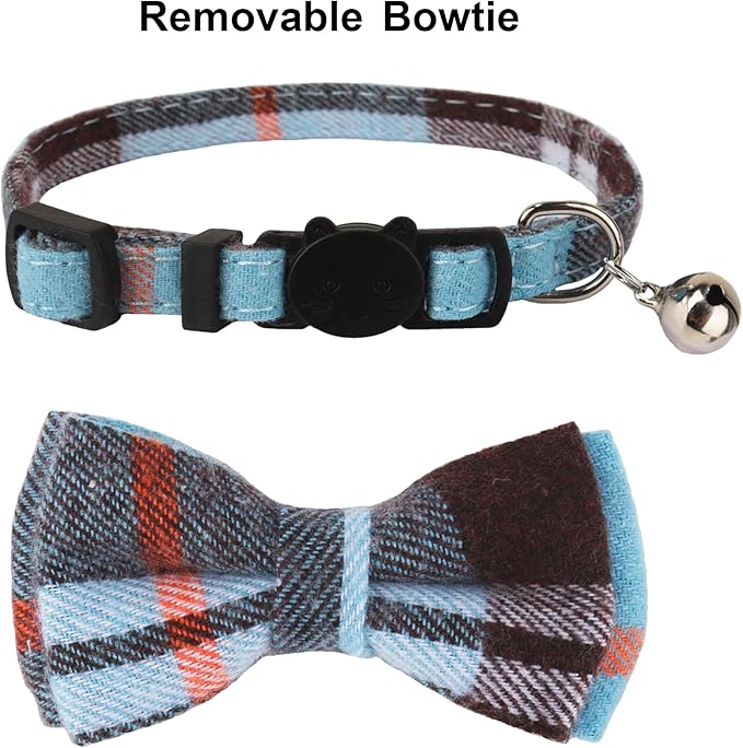 ADOGGYGO Plaid Cat Collars Breakaway - Image 5