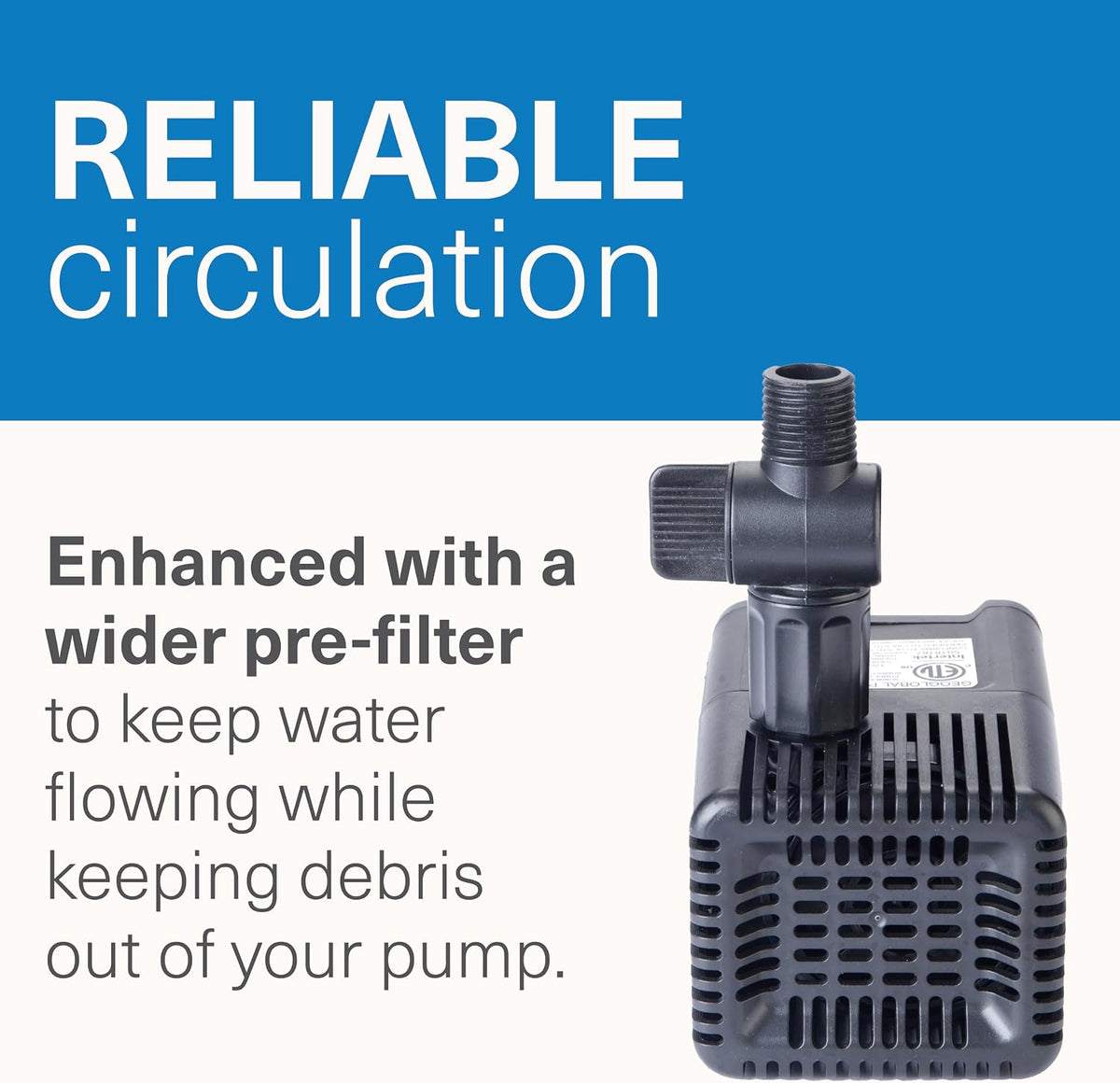 smartpond 420 GPH Pond Pump, Submersible Pump